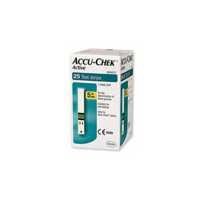 ACCUCHEK ACTIVE BANDELETTES B/25 (PROCHIDIA)