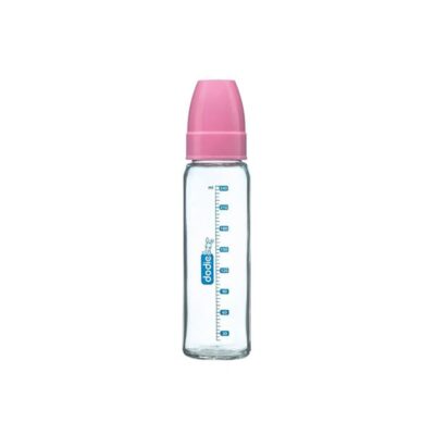 DODIE BIB EN VERRE 240ML 6M+ ROSE