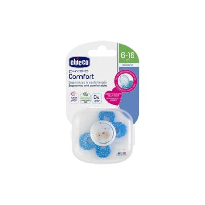 CHICCO  Sucette Physio Comfort Bleu 6-12M 74913210