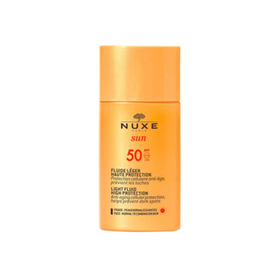 NUXE SUN FLUIDE LEGER VISAGE SPF50 TUBE 50ML