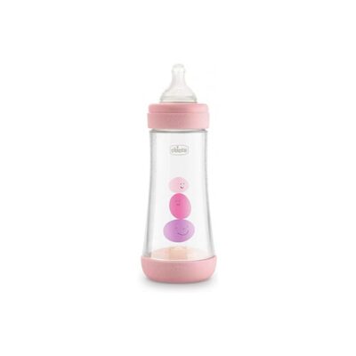 CHICCO  Biberon Rose 4M+ 300Ml Perfect5 Ref 202351