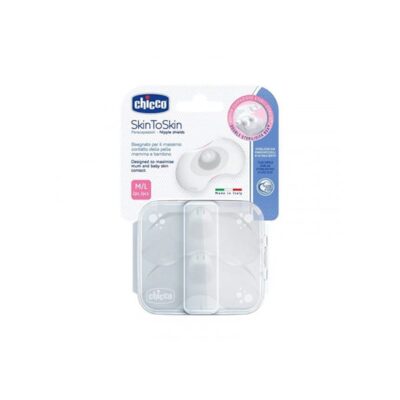 CHICCO  Bouts De Sein Silicone M-L 2Pcs Avec Boite