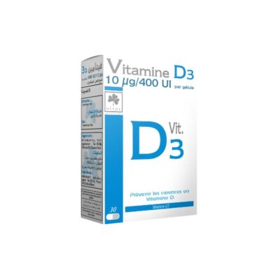 VITAL Vitamine D3 B 30 Gelules