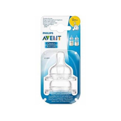 AVENT  2 Tetines Classic Plus 0M+