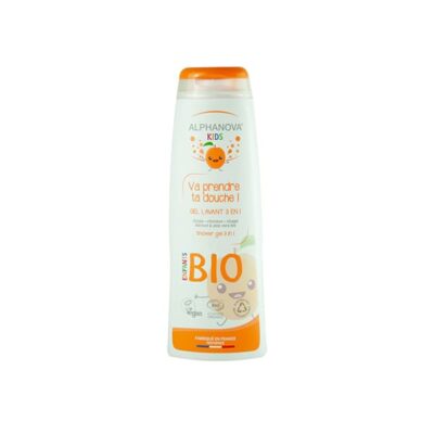 ALPHANOVA BEBE GEL LAVANT BIO 3EN1 ABRICORT 250ML