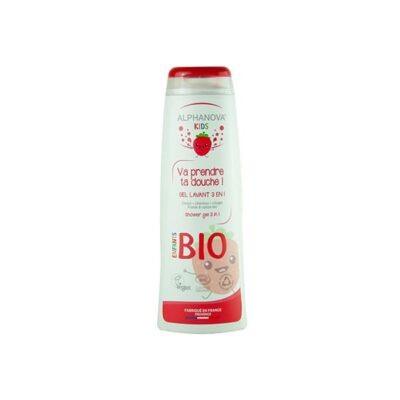 ALPHANOVA BEBE GEL LAVANT BIO 3EN1 FRAISE 250ML
