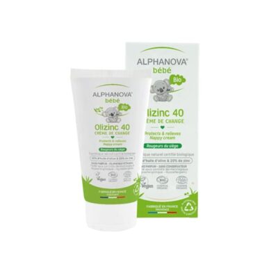 ALPHANOVA Bebe Olizinc 40 Creme Pour Le Change 50