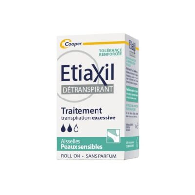 ETIAXIL ROLL ON AISSELLE PX SENSIBLES 15 ML VERT