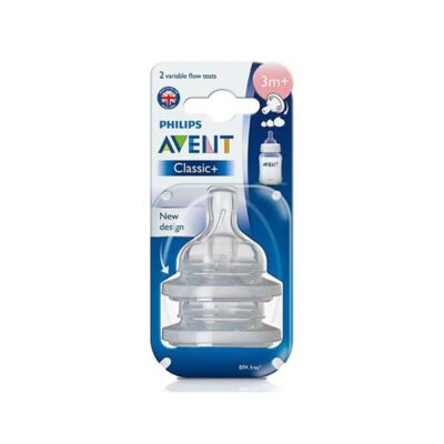 AVENT  2 Tetines Classic Plus 3M+/3T