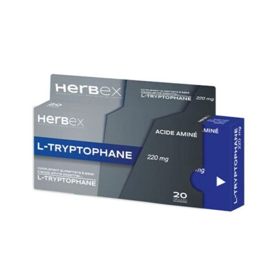 HERBEX L TRYPTOPHANE 220MG 20 GELULES