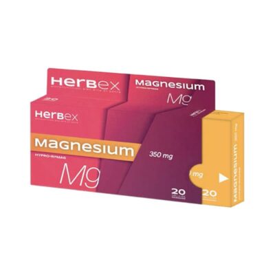 HERBEX MAGNESIUM 350MG BT 20 GELULES