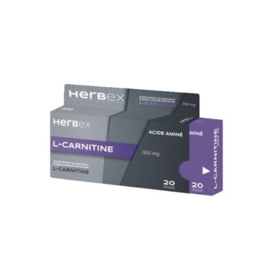 HERBEX L CARNITINE 300MG BT 20 GELULES