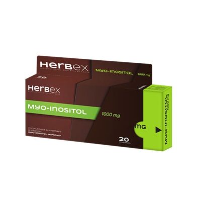 HERBEX MYO INOSITOL 1000MG BT 20 CP