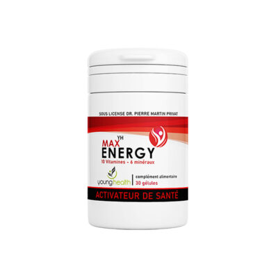 YOUNG HEALTH  Max Energy Bt 30 Gelules (Zinc+Vit C)