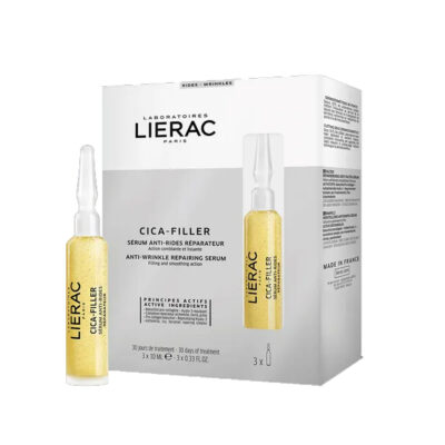 LIERAC CICA FILLER SERUM ANTI RIDES REP  BT 3 AMP