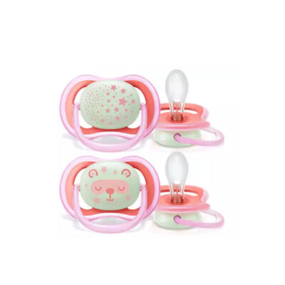 AVENT SUCETTE NIGHT 2 PC 6-18M 376/20