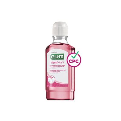 GUM BAIN DE BOUCHE SENSIVITAL PLUS FL 300 ML 6081