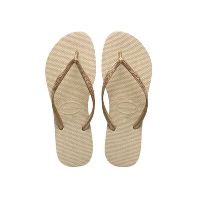 HAVAIANAS Slim Sand Grey/Light Golden