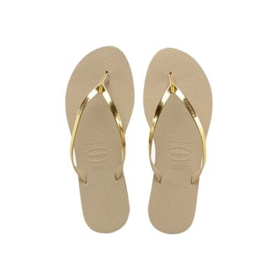 HAVAIANAS You Metallic Sand Grey/Light Golden F17