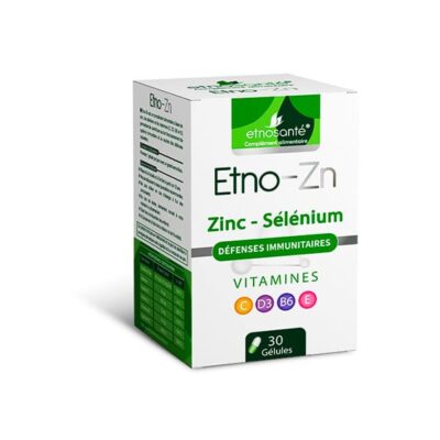 ETNO Zn Zinc Et Selenium Boite 30 Gelules