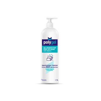 POLYGEL Gel Hydroalcoolique Mains 1L Sans Retour