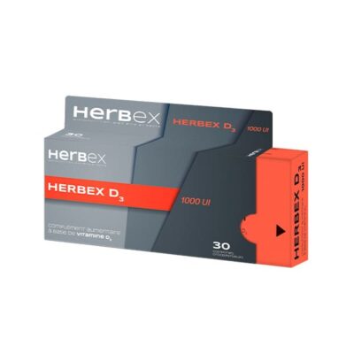HERBEX D3 1000UI BT 30 CP ( VIT D3 )