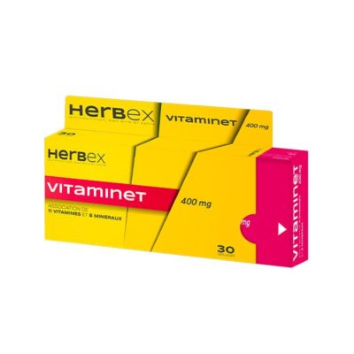 HERBEX VITAMINET 400MG BT 30 GELULES