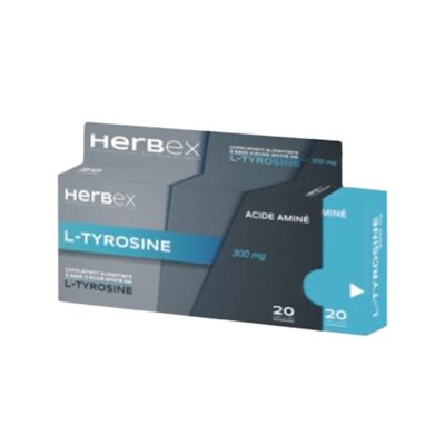 HERBEX L TYROSINE 300MG BT 20 GELULES