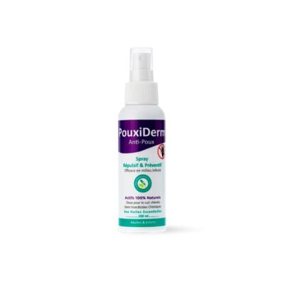 POUXIDERM Spray Anti Poux Prevent & Repulsif 100Ml