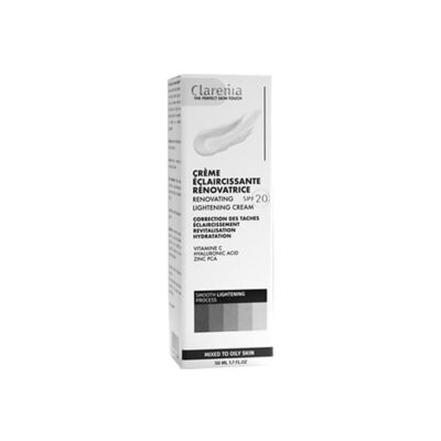 CLARENIA Creme Eclaircissante Peaux Mixte/Grasse 50Ml Spf20