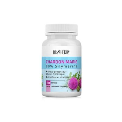 BIOHERBS Chardon Marie 80% Boite 60 Gelules