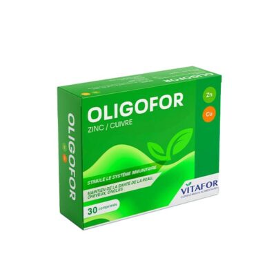 VITAFOR Oligofor Boite 30 Comprimes (15Mg Zinc+1Mg Cuivre)
