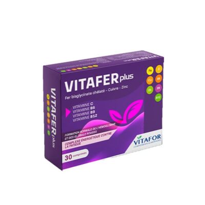 VITAFOR Vitafer Plus Vit C /B6/B9/B12 Boite 30 Comprimes