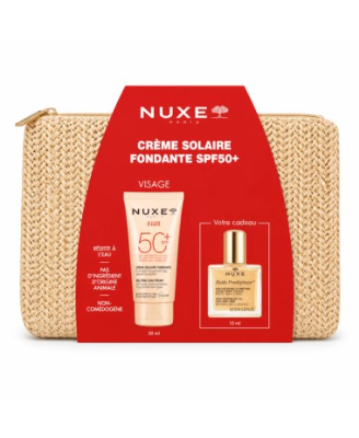 NUXE TROUSSE(CRSOLAIE FONDANTE+HUILE PROD 10ML)