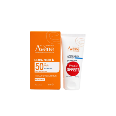 AVENE ULTRA FLUID SPF 50+ INVISIBLE + APRES SOLIEL