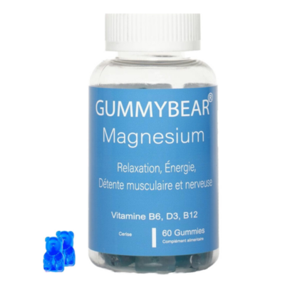 GUMMYBEAR MAGNESIUM VIT B6 D3 B12 FL 60 GUMMIES
