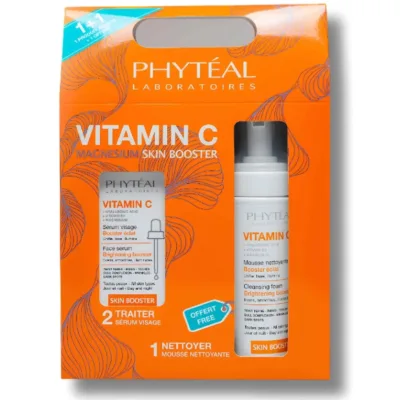 PHYTEAL VITAMIN C COFFRET ( SERUM+MOUSSE GRATUIT )