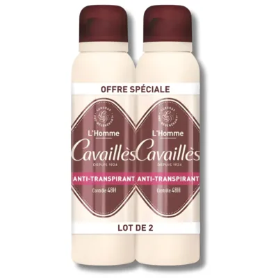 CAVAILLES DEO SPRAY ANTI-TRAN +LOT
