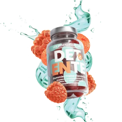 LES ESSENTIELLES LAB DETENTE BT 60 GUMMIES FRAISE